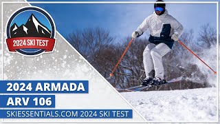 2024 Armada ARV 106  SkiEssentialscom Ski Test [upl. by Acsisnarf82]