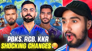 RCB’s BIG Shocker NO SIRAJ 🤯  Shreyas 2675 Cr 💀  RCB KKR amp PBKS Auction Drama [upl. by Ocimad523]