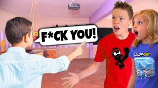 7 YouTubers Vs HATERS IN REAL LIFE Ninja Kidz TV Payton Delu Royalty Family [upl. by Enawyd]