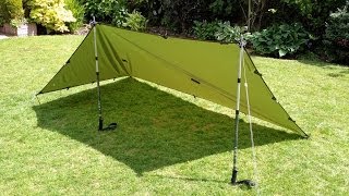 5 Tarp Shelter setups with a 9x5 silnylon tarp [upl. by Comras]