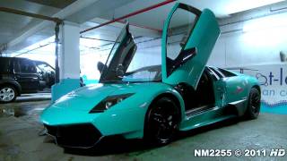 Turquoise Lamborghini Murciélago LP670 SV Start Up amp Sound [upl. by Stephenie]