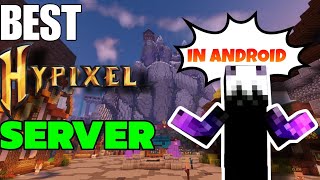 BEST HYPIXEL SERVER FOR MCPE  120 [upl. by Valma]