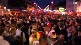 DFB Elf siegt gegen Griechenland Party auf Kasseler Fan Meile 22 06 2012 [upl. by Nyberg344]