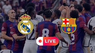 🔴LIVE Real Madrid Vs Barcelona  La Liga 2324  Match Live Today English Commentary [upl. by Aikemit364]