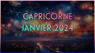 ♑ CAPRICORNE  Mettre en place de nouveaux projets essentiels JANVIER 2024 [upl. by Dorothee]