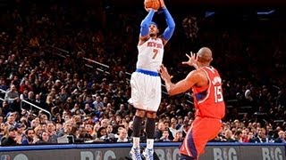 Carmelo Finishes with 42 Ties Franchise Record for 3s [upl. by Pliner]