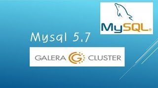 5 how to install galera cluster with mysql 57 [upl. by Rese272]