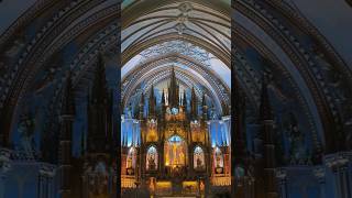 Inside the stunning NotreDame Basilica of Montreal notredame basilica montreal travel [upl. by Hock]