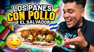 🤤 PANES CON POLLO SALVADOREÑOS 😋 Comida típica de El Salvador 🇸🇻 [upl. by Lleon944]