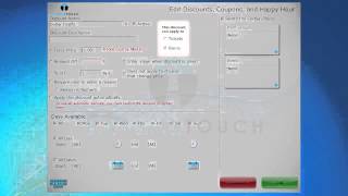 Harbortouch POS Creating a Discount [upl. by Eisej]