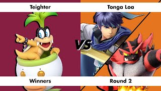 WTT 135 Tonga Loa IkeIncineorar vs Teighter Iggy  Smash Ultimate SSBU [upl. by Chiou]