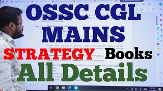 OSSC CGL MAINS Books 📚  last year Cutoff  Strategy amp details  OSSC CGL MAINS  OSSC CGLRE 2023 [upl. by Hung]