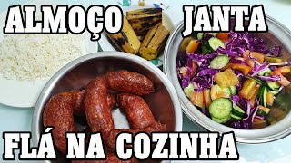 Um Dia Comum Risoto Chocolomba Pascal Banana Da Terra e Linguiça Na Air Fryer [upl. by Eniruam]