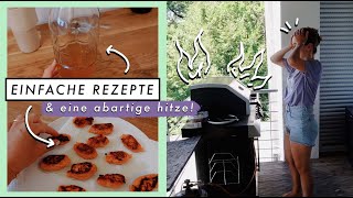 Ein paar einfache Rezepte amp Grillaction bei 40°  MANDA Vlog [upl. by Clellan]