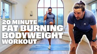 20 Minute Fat Burning Bodyweight Workout  The Body Coach TV [upl. by Yelsha]