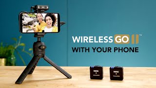 Using The Wireless GO II With Your Smartphone  Sounds Simple [upl. by Sergo]