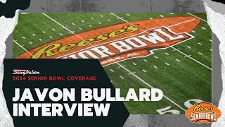 Javon Bullard praises Kirby Smart and Ladd McConkey at the Reeses Senior Bowl [upl. by Sone]