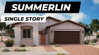 New Single Story Homes In Summerlin NV  Las Vegas Real Estate [upl. by Arraic]