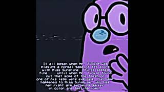 FLOWERET A MR MEN AND LITTLE MISS INFECTION AU  EPISODE 0 MR NERVOUS PREAPOCALYPTIC AUDIO LOG [upl. by Ashia76]