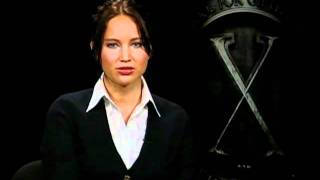 XMen First Class Jennifer Lawrence Interview [upl. by Nnek]