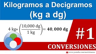 Kilogramos a Decigramos kg a dg [upl. by Bazil]