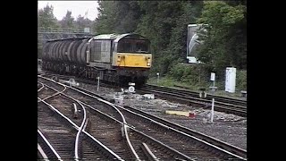 Railways  British Railways Eastleigh and Southampton Stations 30th Sept 1999 movie [upl. by Fleischer]