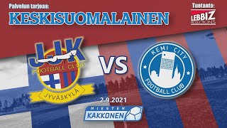 JJK  Kemi City FC 292021 klo 1830 Miesten Kakkonen [upl. by Bucella]