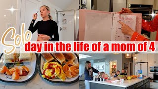 NEW SOLO DAY IN THE LIFE AS A MOM OF 4 TIFFANI BEASTON HOMEMAKING 2024 [upl. by Haramat]