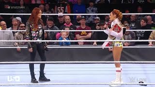 Ronda Rousey Returns To RAW  Lita Challenges Becky Lynch [upl. by Jobina93]