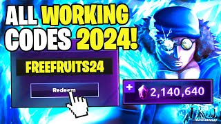 NEW ALL WORKING CODES FOR FRUIT BATTLEGROUNDS IN 2024 JANUARY ROBLOX FRUIT BATTLEGROUNDS CODES [upl. by Broderic]