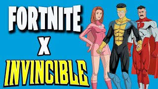 Fortnite x Invincible InGame Look At ALL Skins OmniMan Invincible amp Atom Eve [upl. by Gabriello]