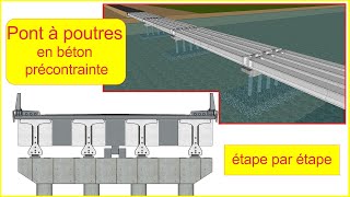 pont à poutres en béton précontraint [upl. by Changaris]