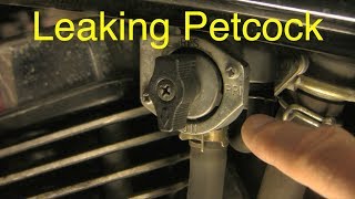 How to Fix a Leaking Motorcycle Petcock and Install a Fuel Filter [upl. by Priest120]