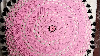 😱 Very Attractive One of the biggest Thalposh Design 😱 how to crochet thalposh [upl. by Anana208]