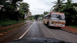 Nanthoor to moodbidri Road Rainy season 2023 [upl. by Notgnirrab]