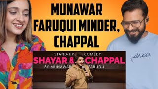 Shayar Minder amp Chappal  REACTION VIDEO  VIBHAV amp SONAM [upl. by Essiralc94]