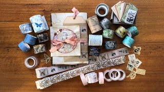 What to do with WASHI TAPE Washi Tape Share and Project Idea [upl. by Gnem]