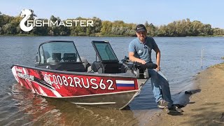 Обновленный WINDBOAT 46 EVO FISH Удачный выбор лодки для рыбалки Обзор и тестдрайв [upl. by Adnylg449]