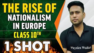 The Rise of Nationalism in Europe in 1 Shot  Everything Covered  Class 10th Board  Pure English [upl. by Elyrpa570]