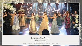 Kangana Re  Monica amp Rajans Wedding Dance Performance  Reception [upl. by Neila]