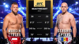 MARCIN TYBURA VS SERGHEI SPIVAC 2 FULL FIGHT UFC ON ESPN 61 [upl. by Ignatius]