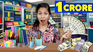 Rich Vs Poor Stationary  10000000 Stationary Challenge [upl. by Atilam]