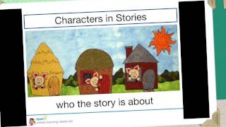 Intro to Characters  Kindergarten Reading  eSpark Instructional Video [upl. by Stevenson]