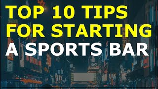 How to Start a Sports Bar Business  Free Sports Bar Business Plan Template Included [upl. by Lolita422]