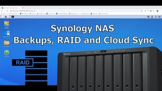 Synology NAS  Backups RAID and The Cloud [upl. by Werby]