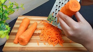 Carottes Râpées ‼️ Recette Facile Rapide Vous serez satisfait du résultat 💯🔝 Carrot Recipe [upl. by Kalasky252]