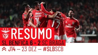 HIGHLIGHTS SL Benfica 62 SC Braga [upl. by Wasson]