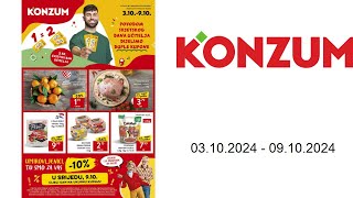 Konzum katalog HR  0310  09102024 [upl. by Damick]