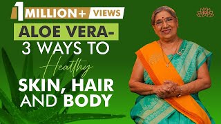 3 Amazing Benefits of Aloe Vera for Skin Hair and Health  Natural Healing Method [upl. by Resaec]