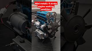 Mini metalic 4 stroke engine working condition।4 stroke engine।shorts।automobile।engine। [upl. by Thain711]